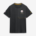 Pittsburgh Steelers Nike Black Sideline UV Dri-FIT Coaches Shirt Pittsburgh Steelers Nike Black Sideline UV Dri-FIT Coaches Shirt