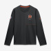 Cincinnati Bengals Nike Black Sideline Coaches UV Dri-FIT Long Sleeve Shirt Cincinnati Bengals Nike Black Sideline Coaches UV Dri-FIT Long Sleeve Shirt