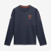 Chicago Bears Nike Navy Sideline Coaches UV Dri-FIT Long Sleeve Shirt Chicago Bears Nike Navy Sideline Coaches UV Dri-FIT Long Sleeve Shirt