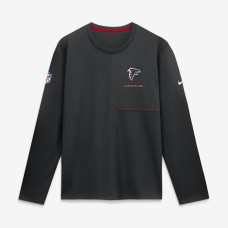 Atlanta Falcons Nike Black Sideline Coaches UV Dri-FIT Long Sleeve Shirt