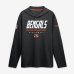 Cincinnati Bengals Nike Black Sideline Game On Lightweight Long Sleeve Hooded Dri-FIT Top Cincinnati Bengals Nike Black Sideline Game On Lightweight Long Sleeve Hooded Dri-FIT Top