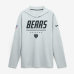 Chicago Bears Nike Platinum Sideline Game On Lightweight Long Sleeve Hooded Dri-FIT Top Chicago Bears Nike Platinum Sideline Game On Lightweight Long Sleeve Hooded Dri-FIT Top