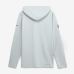 Chicago Bears Nike Platinum Sideline Game On Lightweight Long Sleeve Hooded Dri-FIT Top