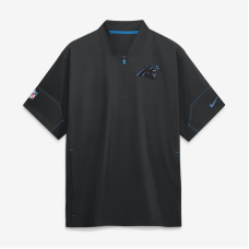 Куртка Carolina Panthers Nike Black Sideline Short Sleeve Quarter-Zip Coaches Куртка Carolina Panthers Nike Black Sideline Short Sleeve Quarter-Zip Coaches