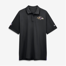 Поло Baltimore Ravens Nike Black Sideline Powerful Blocking Dri-FIT Tour Поло Baltimore Ravens Nike Black Sideline Powerful Blocking Dri-FIT Tour