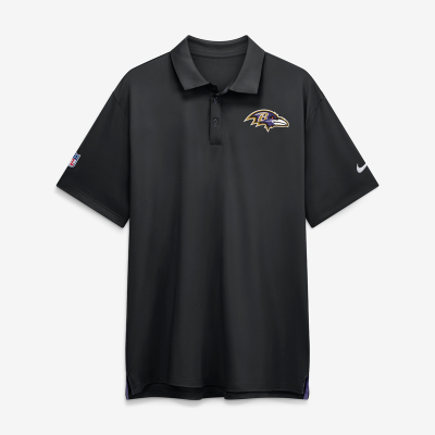 Поло Baltimore Ravens Nike Black Sideline Powerful Blocking Dri-FIT Tour