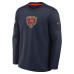 Свитшот Chicago Bears Nike Navy Sideline Coaches Team Present Midweight Therma-FIT