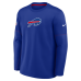 Свитшот Buffalo Bills Nike Royal Sideline Coaches Team Present Midweight Therma-FIT
