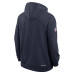 Толстовка Chicago Bears Nike Navy Sideline Standard Issue Top Prospect Dri-FIT