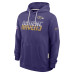 Толстовка Baltimore Ravens Nike Purple Sideline Standard Issue Top Prospect Dri-FIT