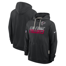 Толстовка Atlanta Falcons Nike Black Sideline Standard Issue Top Prospect Dri-FIT