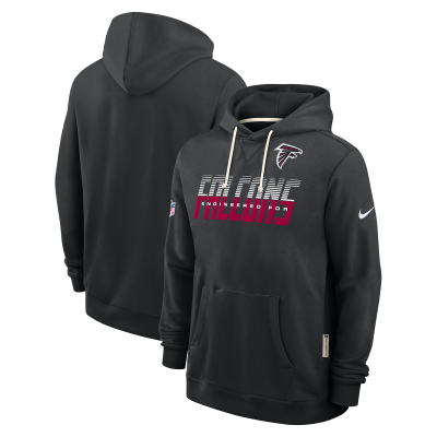 Толстовка Atlanta Falcons Nike Black Sideline Standard Issue Top Prospect Dri-FIT