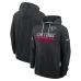 Толстовка Atlanta Falcons Nike Black Sideline Standard Issue Top Prospect Dri-FIT