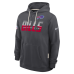 Толстовка Buffalo Bills Nike Charcoal Sideline Standard Issue Top Prospect Dri-FIT