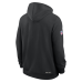 Толстовка Atlanta Falcons Nike Black Sideline Standard Issue Quarterback Scramble Dri-FIT Full-Zip