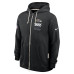 Толстовка Baltimore Ravens Nike Black Sideline Standard Issue Quarterback Scramble Dri-FIT Full-Zip