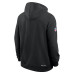 Толстовка Baltimore Ravens Nike Black Sideline Standard Issue Quarterback Scramble Dri-FIT Full-Zip