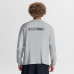 Футболка с длинным рукавом Baltimore Ravens Fanatics Gray Oversized Type Play