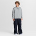 Футболка с длинным рукавом Baltimore Ravens Fanatics Gray Oversized Type Play