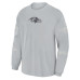 Футболка с длинным рукавом Baltimore Ravens Fanatics Gray Oversized Type Play