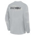 Футболка с длинным рукавом Baltimore Ravens Fanatics Gray Oversized Type Play