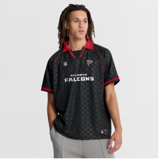 Поло Atlanta Falcons Fanatics Black/Red Homerun Raglan V-Neck Поло Atlanta Falcons Fanatics Black/Red Homerun Raglan V-Neck
