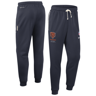 Штаны Chicago Bears Nike Navy Sideline Standard Issue Touchback Kick Dri-FIT Taper
