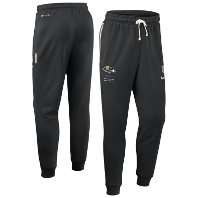 Штаны Baltimore Ravens Nike Black Sideline Standard Issue Touchback Kick Dri-FIT Taper