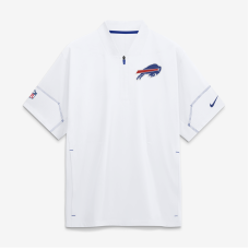Куртка Buffalo Bills Nike White Sideline Short Sleeve Quarter-Zip Coaches Куртка Buffalo Bills Nike White Sideline Short Sleeve Quarter-Zip Coaches