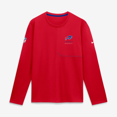 Buffalo Bills Nike Red Sideline Coaches UV Dri-FIT Long Sleeve Shirt