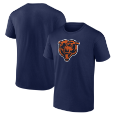 Футболка Chicago Bears Logo Athletic Navy Primary Logo Футболка Chicago Bears Logo Athletic Navy Primary Logo