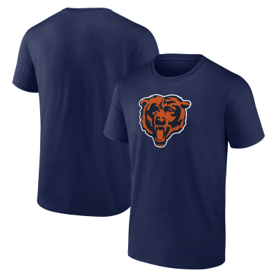 Футболка Chicago Bears Logo Athletic Navy Primary Logo