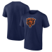 Футболка Chicago Bears Logo Athletic Navy Primary Logo Футболка Chicago Bears Logo Athletic Navy Primary Logo