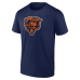 Футболка Chicago Bears Logo Athletic Navy Primary Logo