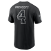 Футболка Dak Prescott Dallas Cowboys Nike 2026 Salute to Service Name & Number - Black