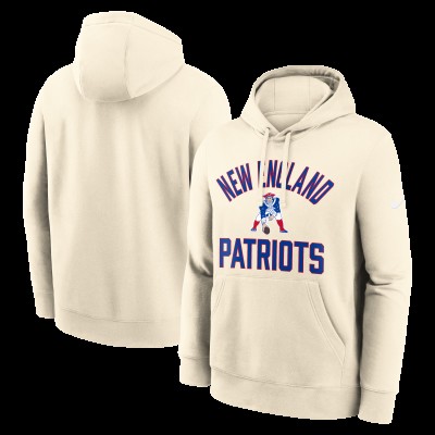 New England Patriots Nike Natural Club Hoodie