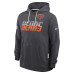 Толстовка Chicago Bears Nike Charcoal Sideline Standard Issue Top Prospect Dri-FIT