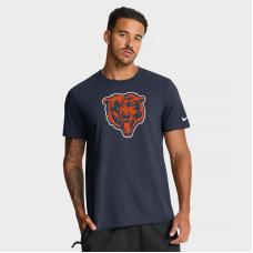 Футболка Chicago Bears Nike Navy Essential Logo Футболка Chicago Bears Nike Navy Essential Logo