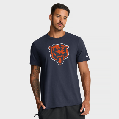 Футболка Chicago Bears Nike Navy Essential Logo