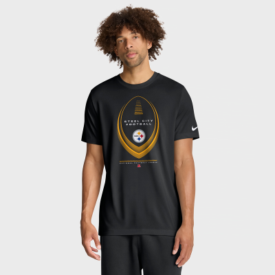 Футболка Pittsburgh Steelers Nike Black Legend Icon Dri-FIT