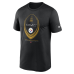 Футболка Pittsburgh Steelers Nike Black Legend Icon Dri-FIT