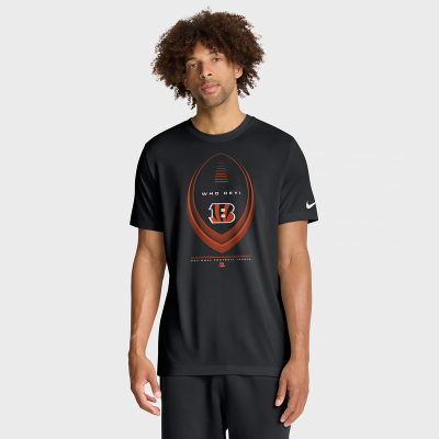 Футболка Cincinnati Bengals Nike Black Legend Icon Dri-FIT