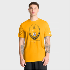Футболка Pittsburgh Steelers Nike Gold Legend Icon Dri-FIT Футболка Pittsburgh Steelers Nike Gold Legend Icon Dri-FIT