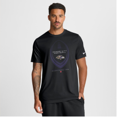 Футболка Baltimore Ravens Nike Black Legend Icon Dri-FIT Футболка Baltimore Ravens Nike Black Legend Icon Dri-FIT