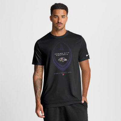 Футболка Baltimore Ravens Nike Black Legend Icon Dri-FIT