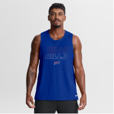 Buffalo Bills Nike Royal Kickoff Miler Dri-FIT Tank​ Top