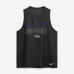 Baltimore Ravens Nike Black Kickoff Miler Dri-FIT Tank​ Top