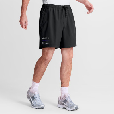 Шорты Baltimore Ravens Nike Black Form Dri-FIT