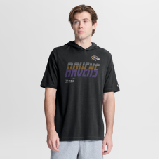 Футболка Baltimore Ravens Nike Black Tri-Blend Hooded Футболка Baltimore Ravens Nike Black Tri-Blend Hooded