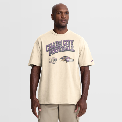 Футболка Baltimore Ravens Nike Natural Vintage Mod Blown Away Max90